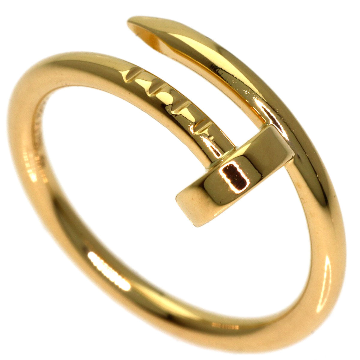 CARTIER Juste un Clou SM #46 Ring K18 Yellow Gold Ladies [Used]