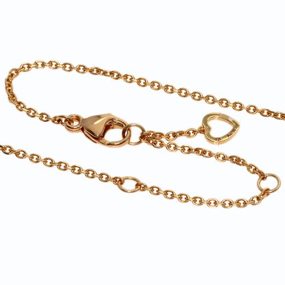 FRED Pretty Woman Onyx White Shell Diamond Necklace K18 Pink Gold Ladies [Used]