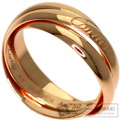 CARTIER Trinity SM #48 Current Ring K18 Pink Gold Ladies [Used]