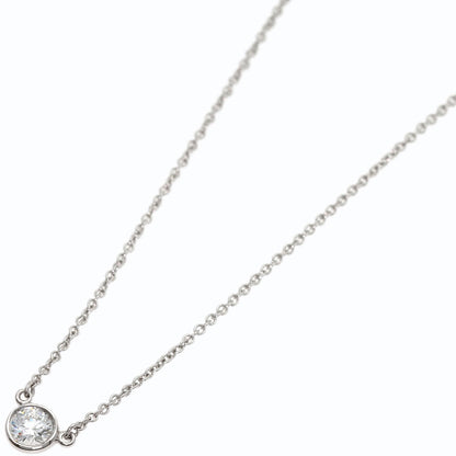 TIFFANY&Co. By The Yard Diamond H-VS1-EX Necklace Platinum PT950 Ladies [Used]