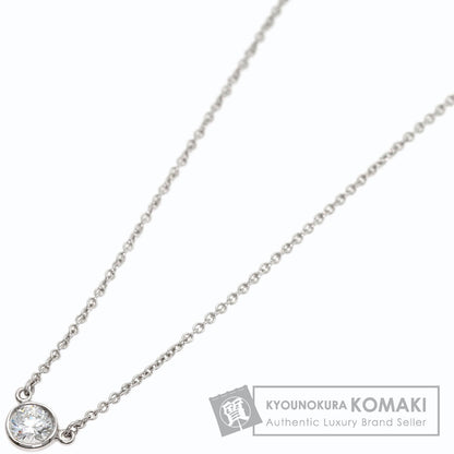 TIFFANY&Co. By The Yard Diamond H-VS1-EX Necklace Platinum PT950 Ladies [Used]