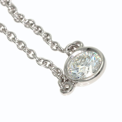 TIFFANY&Co. By The Yard Diamond H-VS1-EX Necklace Platinum PT950 Ladies [Used]