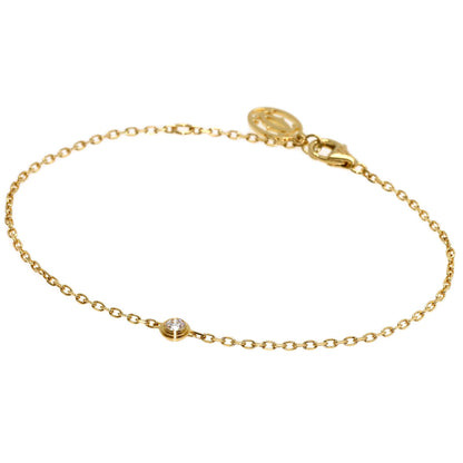 CARTIER Damour Diamantleger SM Diamond Bracelet K18 Yellow Gold Ladies [Used]