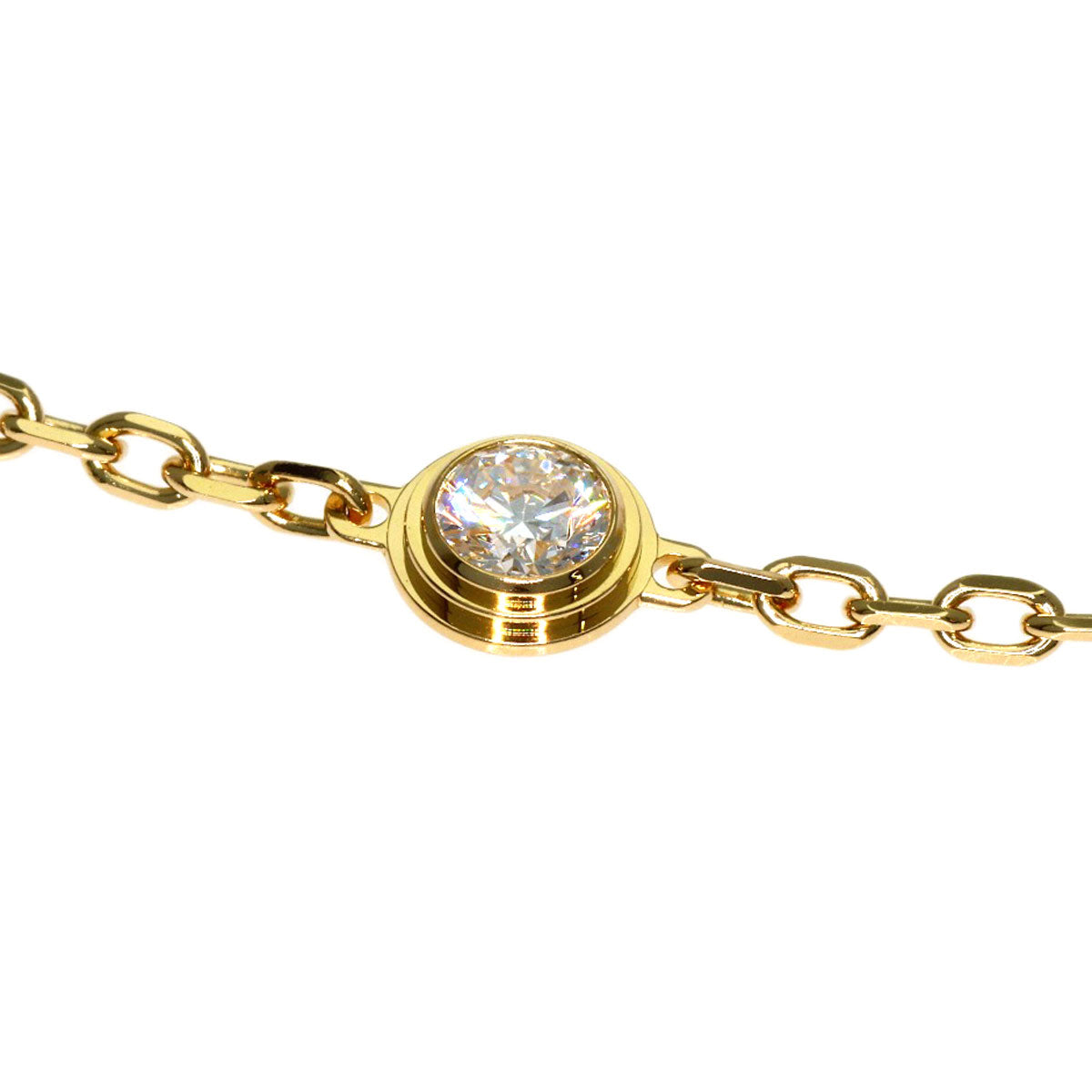 CARTIER Damour Diamantleger SM Diamond Bracelet K18 Yellow Gold Ladies [Used]