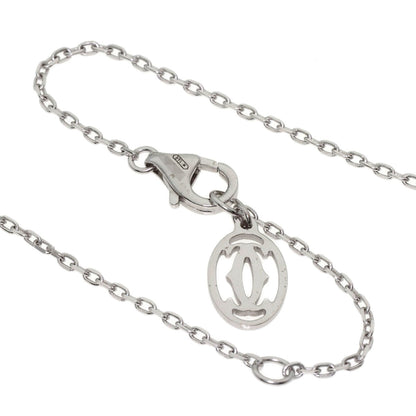 CARTIER Diamant Léger Heart SM Diamond Necklace K18 White Gold Ladies [Used]