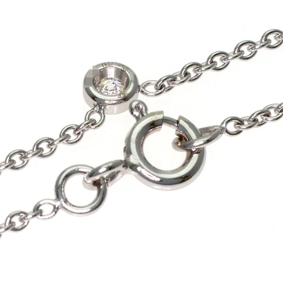 Dior Mimiwi Diamond Necklace K18 White Gold Ladies [Used]