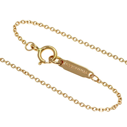 TIFFANY&Co. Fleur de Lis Diamond Necklace K18 Pink Gold Ladies [Used]