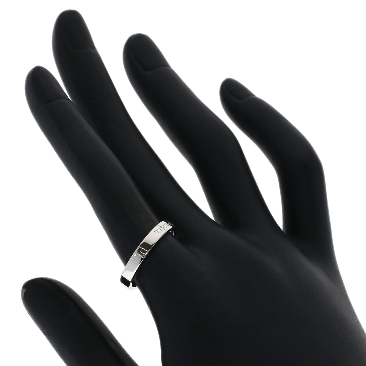 TIFFANY&Co. Flat band Ring Platinum PT950 Ladies [Used]