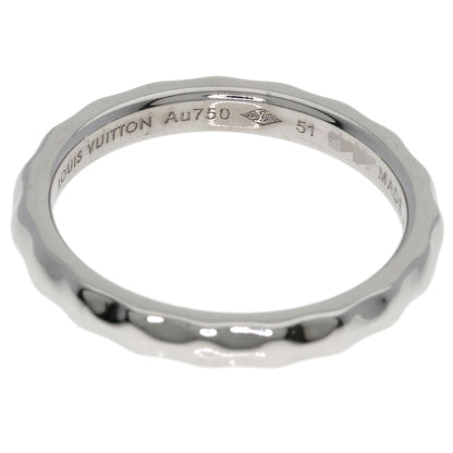 LOUIS VUITTON Monogram Infini #51 Ring K18 White Gold Ladies [Used]