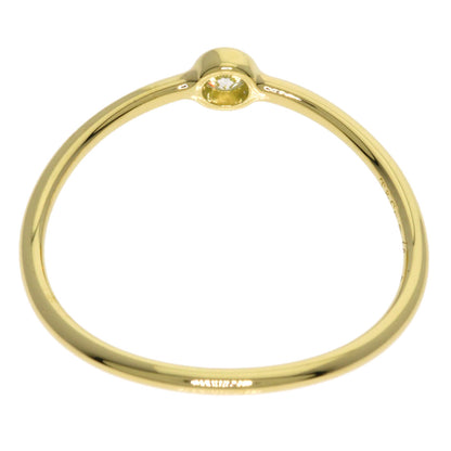TIFFANY&Co. Single Wave Diamond Ring K18 Yellow Gold Ladies [Used]