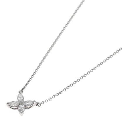 TIFFANY&Co. Victoria Small Diamond Necklace Platinum PT950 Ladies [Used]