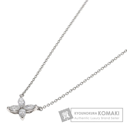TIFFANY&Co. Victoria Small Diamond Necklace Platinum PT950 Ladies [Used]