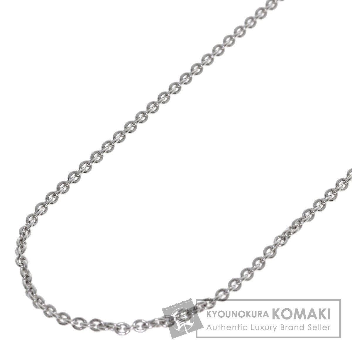 BVLGARI Chain 15.7" Necklace K18 White Gold Ladies [Used]