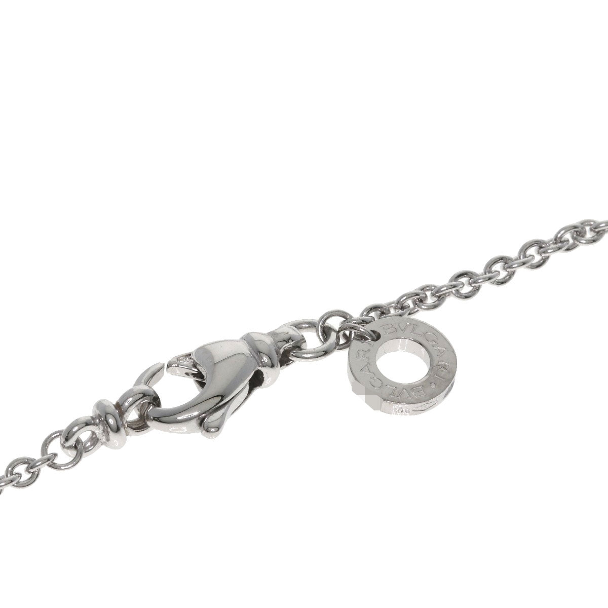 BVLGARI Chain 15.7" Necklace K18 White Gold Ladies [Used]