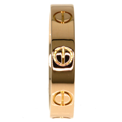 CARTIER mini love ring #47 Ring K18 Pink Gold Ladies [Used]