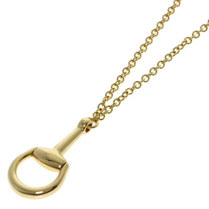 GUCCI Horsebit Necklace K18 Yellow Gold Ladies [Used]