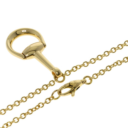 GUCCI Horsebit Necklace K18 Yellow Gold Ladies [Used]