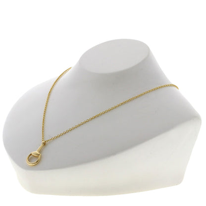 GUCCI Horsebit Necklace K18 Yellow Gold Ladies [Used]