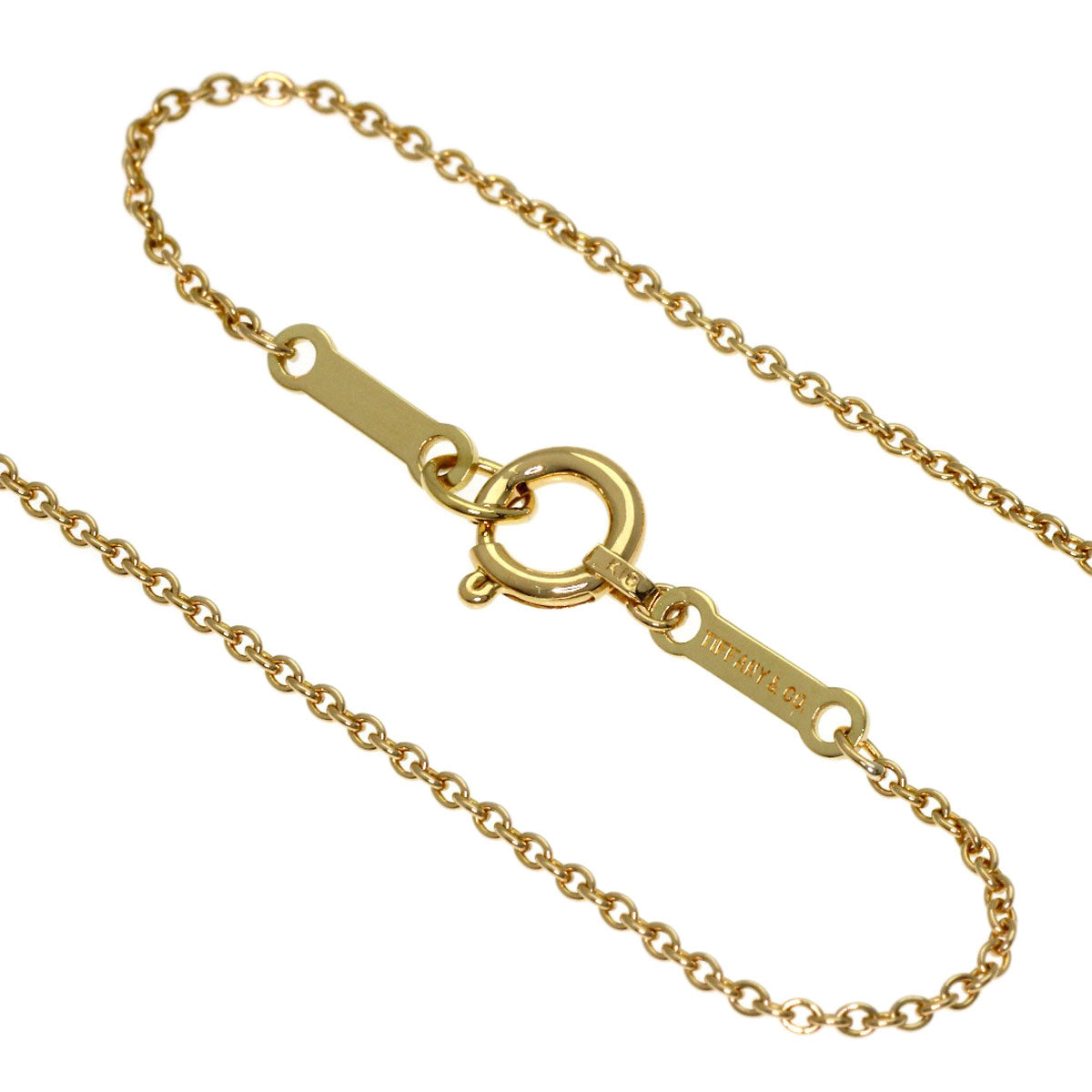 TIFFANY&Co. By The Yard Diamond Necklace K18 Yellow Gold Ladies [Used]