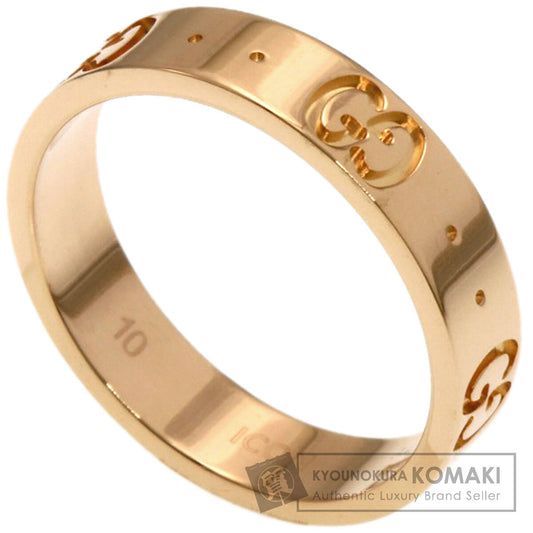 GUCCI Icon # 10 Ring K18 Pink Gold Ladies [Used]