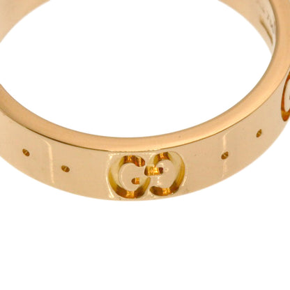 GUCCI Icon # 10 Ring K18 Pink Gold Ladies [Used]