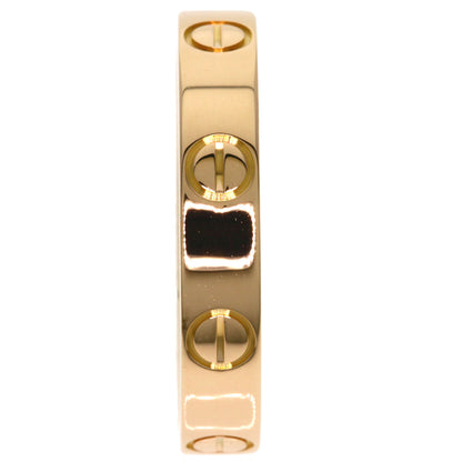 CARTIER Mini love ring # 52 Ring K18 Pink Gold Ladies [Used]