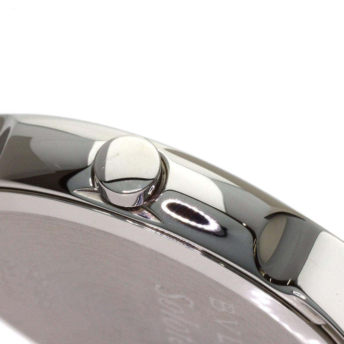 BVLGARI Solo tempo Watches ST35S Stainless Steel/Leather mens