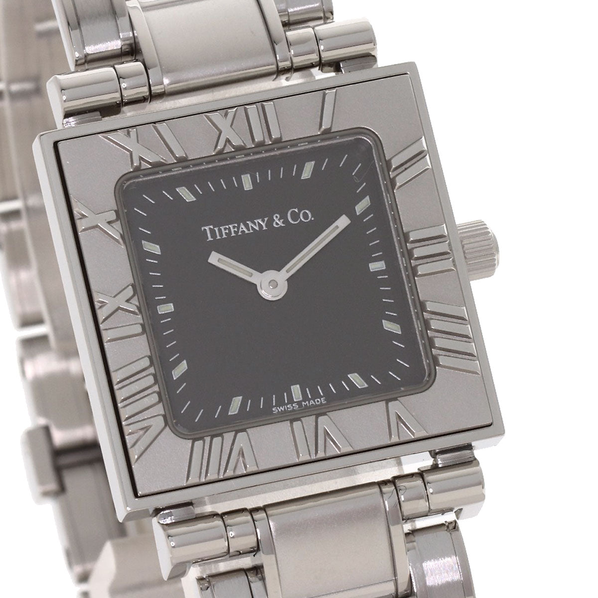 TIFFANY&Co. Atlas Watches Stainless Steel/Stainless Steel Ladies