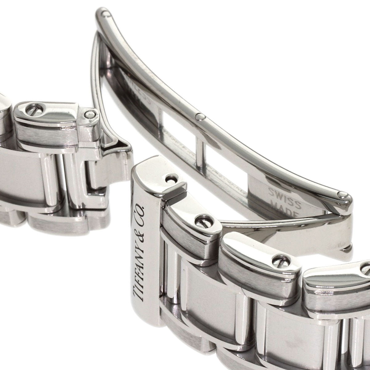 TIFFANY&Co. Atlas Watches Stainless Steel/Stainless Steel Ladies