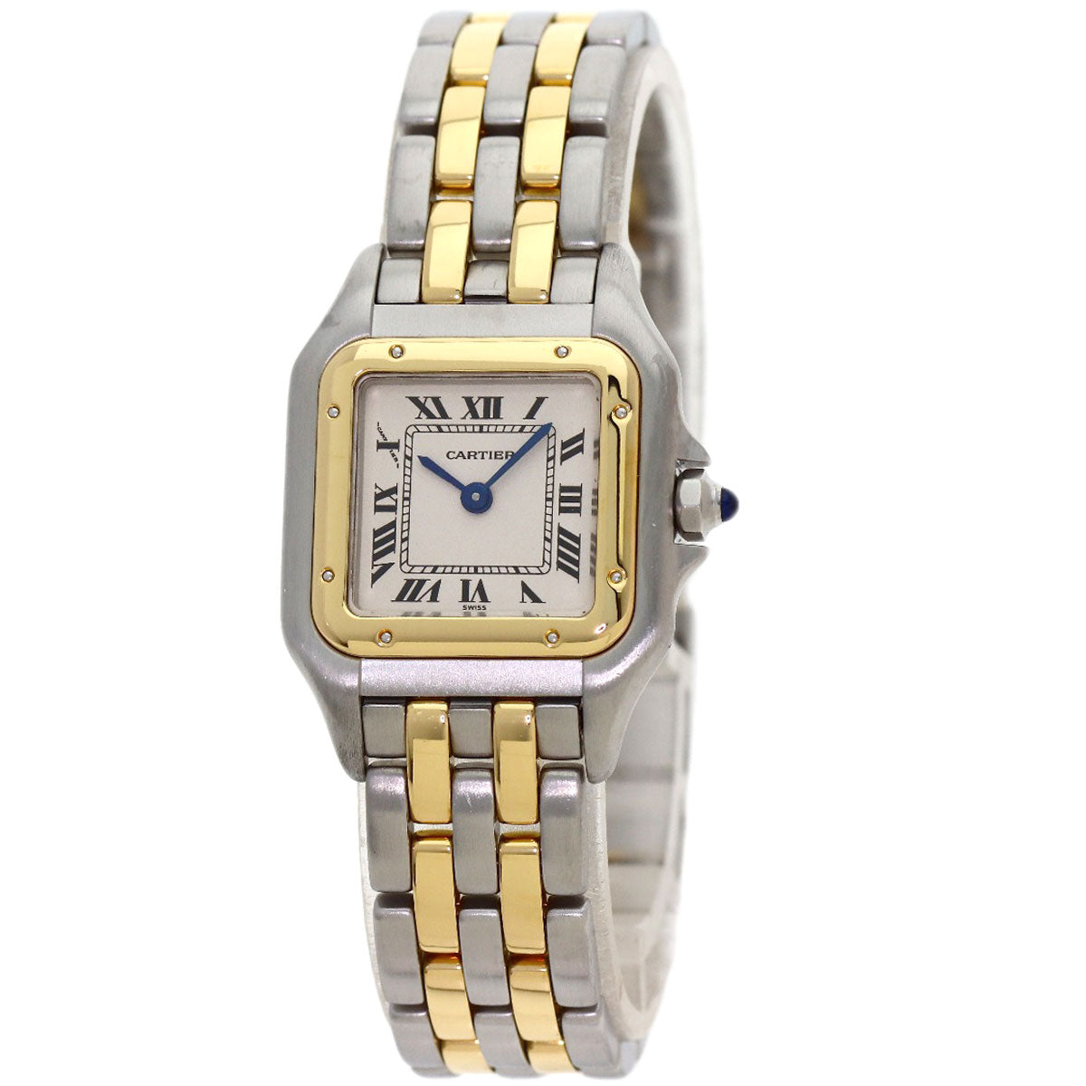CARTIER PANTHERE SM 2 Row Watches W25029B6 Stainless Steel/SSxK18YG Ladies