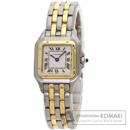 CARTIER PANTHERE SM 2 Row Watches W25029B6 Stainless Steel/SSxK18YG Ladies