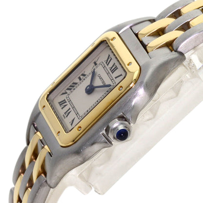 CARTIER PANTHERE SM 2 Row Watches W25029B6 Stainless Steel/SSxK18YG Ladies