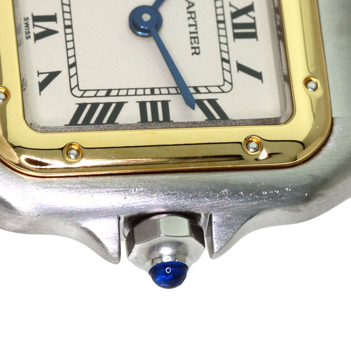CARTIER PANTHERE SM 2 Row Watches W25029B6 Stainless Steel/SSxK18YG Ladies