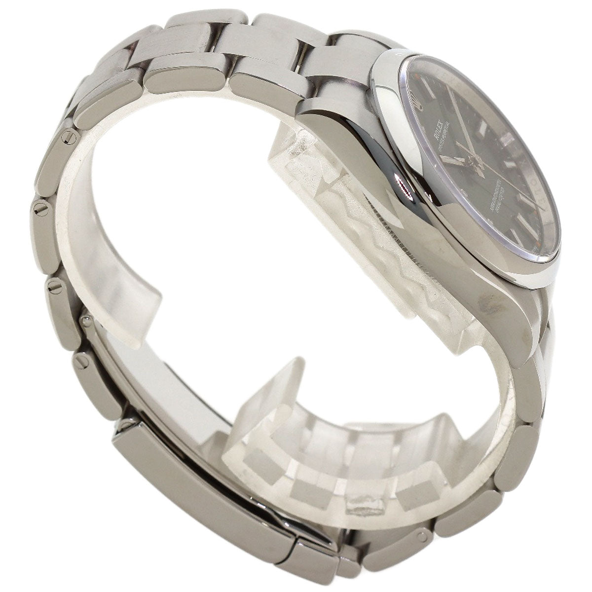ROLEX Oyster Perpetual Olive Green Watches 114200 Stainless Steel/Stainless Steel mens
