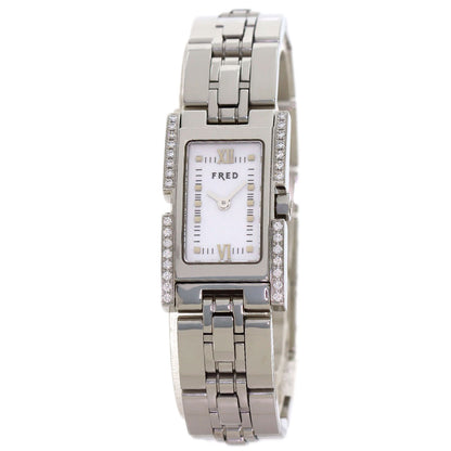 FRED Square face Watches F362 Stainless Steel/Stainless Steel Ladies