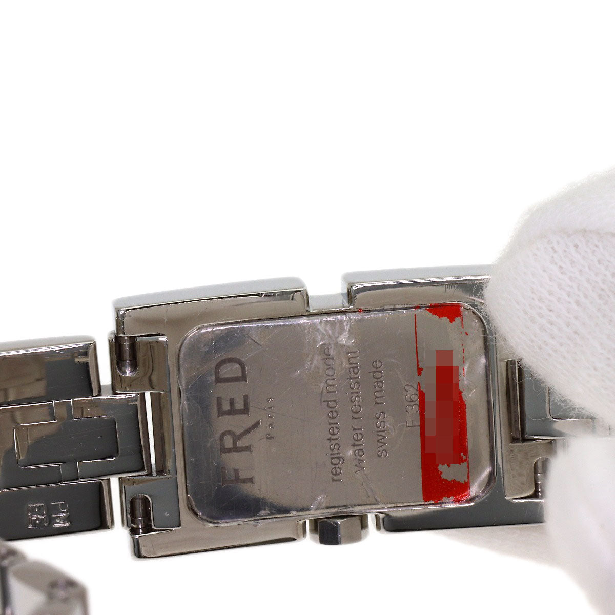 FRED Square face Watches F362 Stainless Steel/Stainless Steel Ladies
