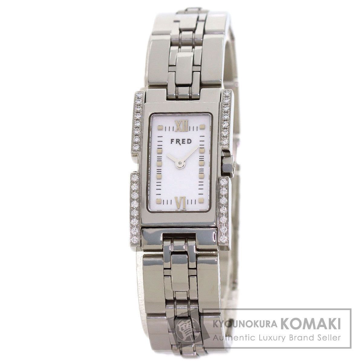 FRED Square face Watches F362 Stainless Steel/Stainless Steel Ladies