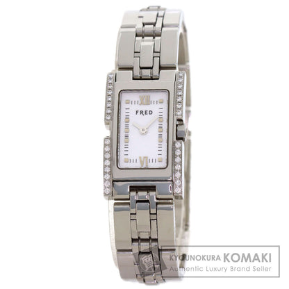 FRED Square face Watches F362 Stainless Steel/Stainless Steel Ladies