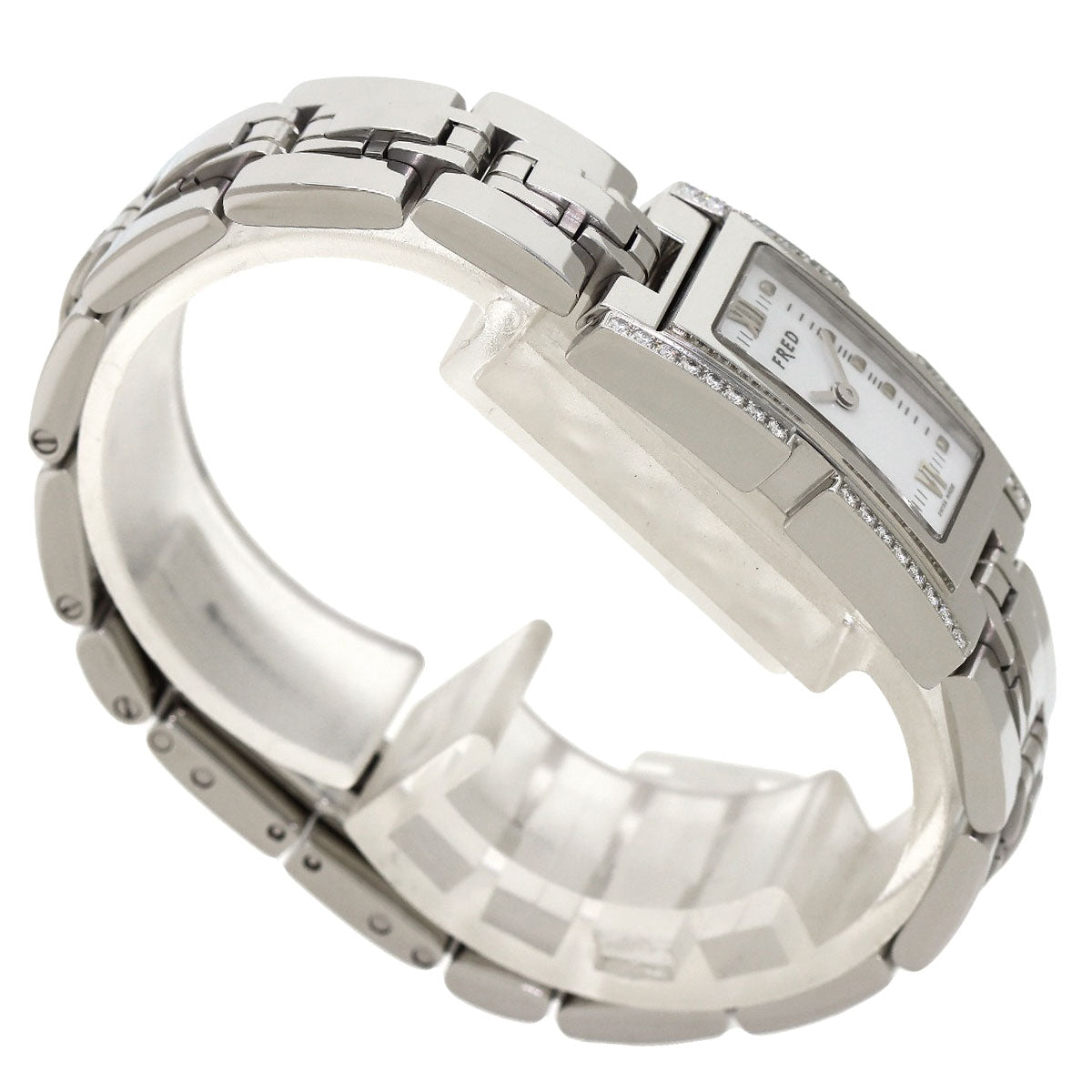 FRED Square face Watches F362 Stainless Steel/Stainless Steel Ladies