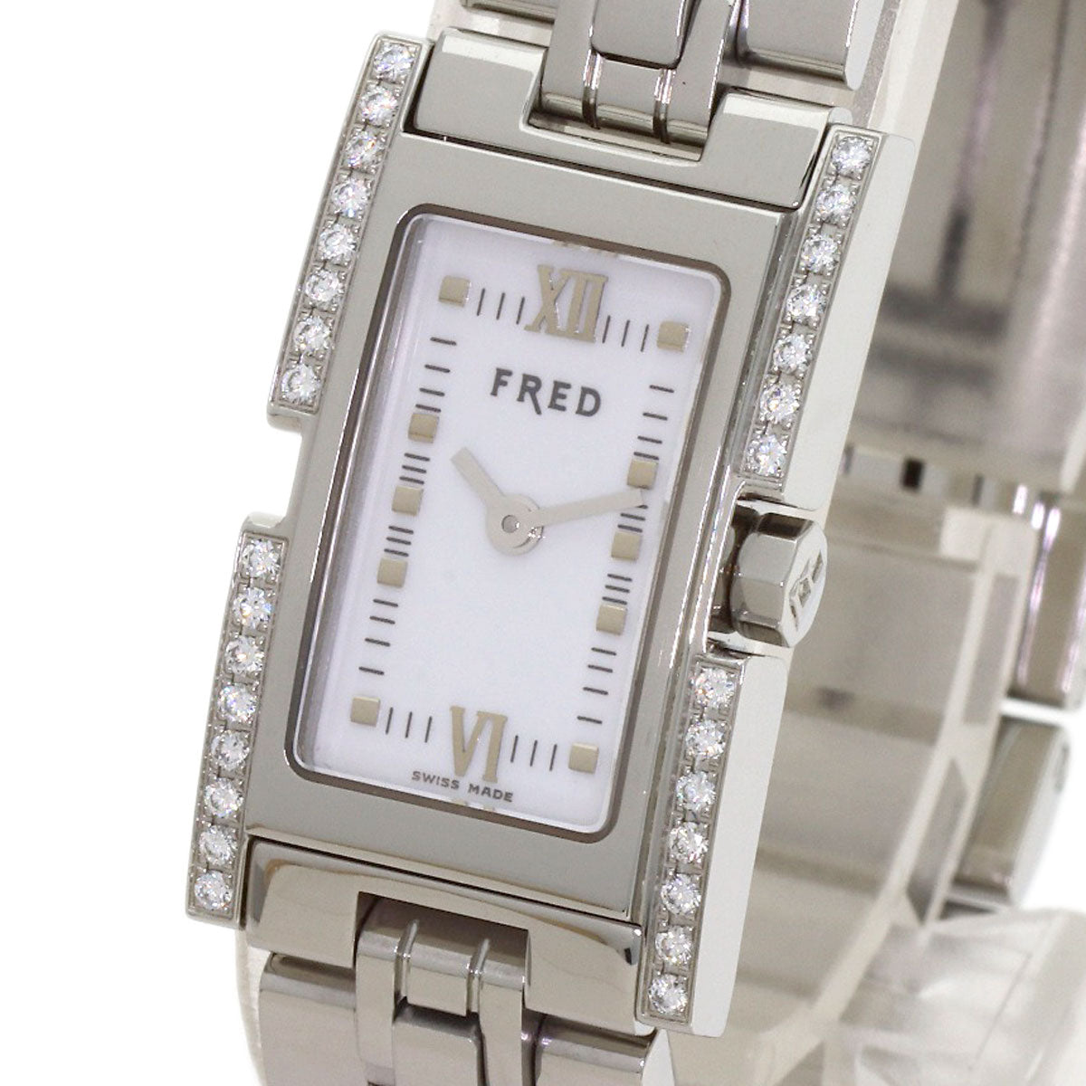 FRED Square face Watches F362 Stainless Steel/Stainless Steel Ladies