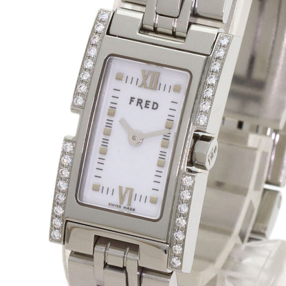 FRED Square face Watches F362 Stainless Steel/Stainless Steel Ladies