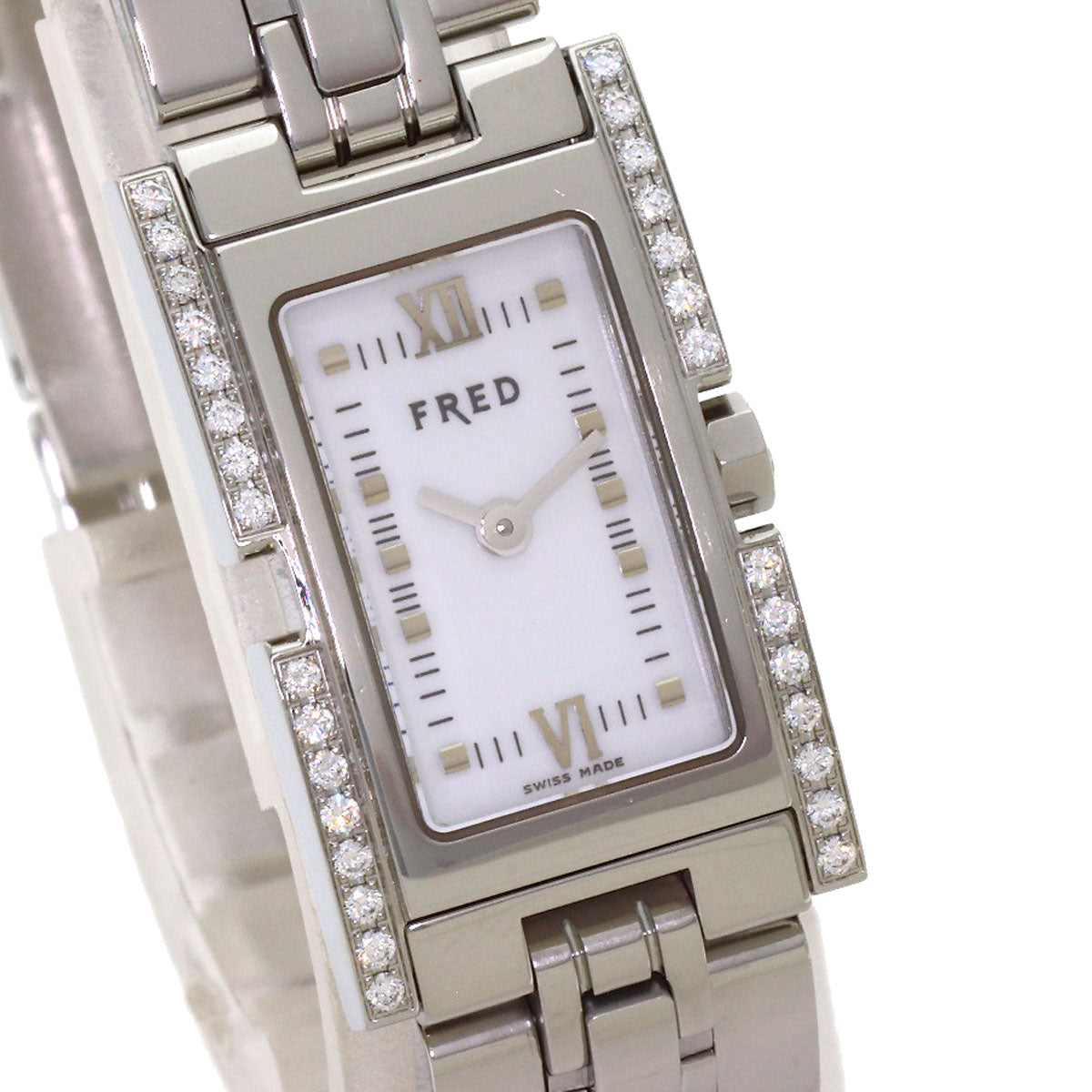 FRED Square face Watches F362 Stainless Steel/Stainless Steel Ladies