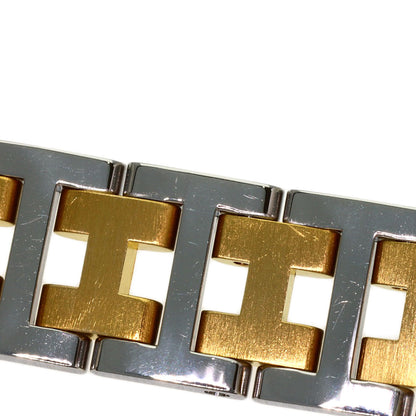 HERMES clipper old buckle Watches Stainless Steel/SSxGP Ladies