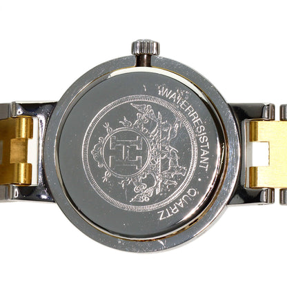 HERMES clipper old buckle Watches Stainless Steel/SSxGP Ladies