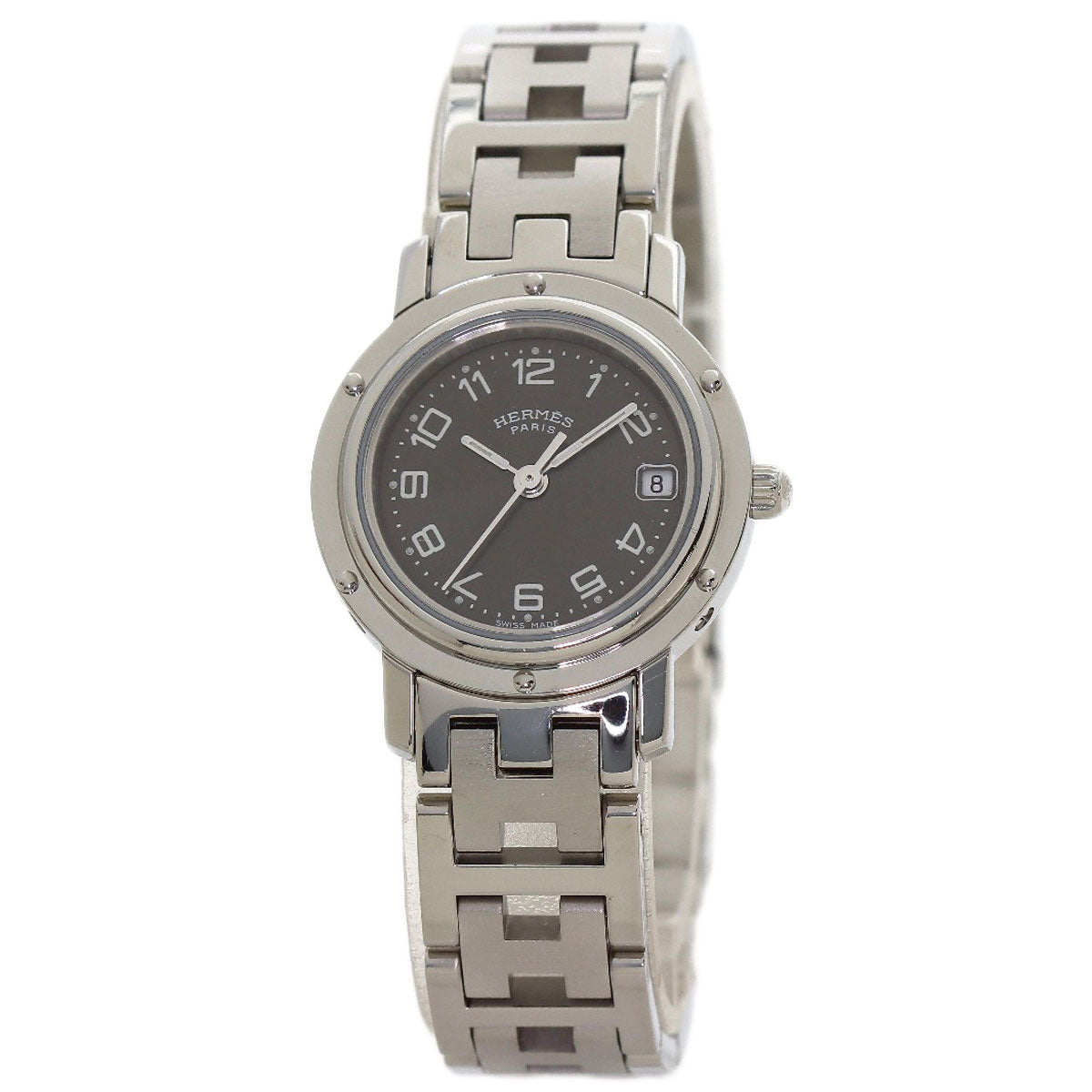 HERMES Clipper Watches CL4.210 Stainless Steel/Stainless Steel Ladies