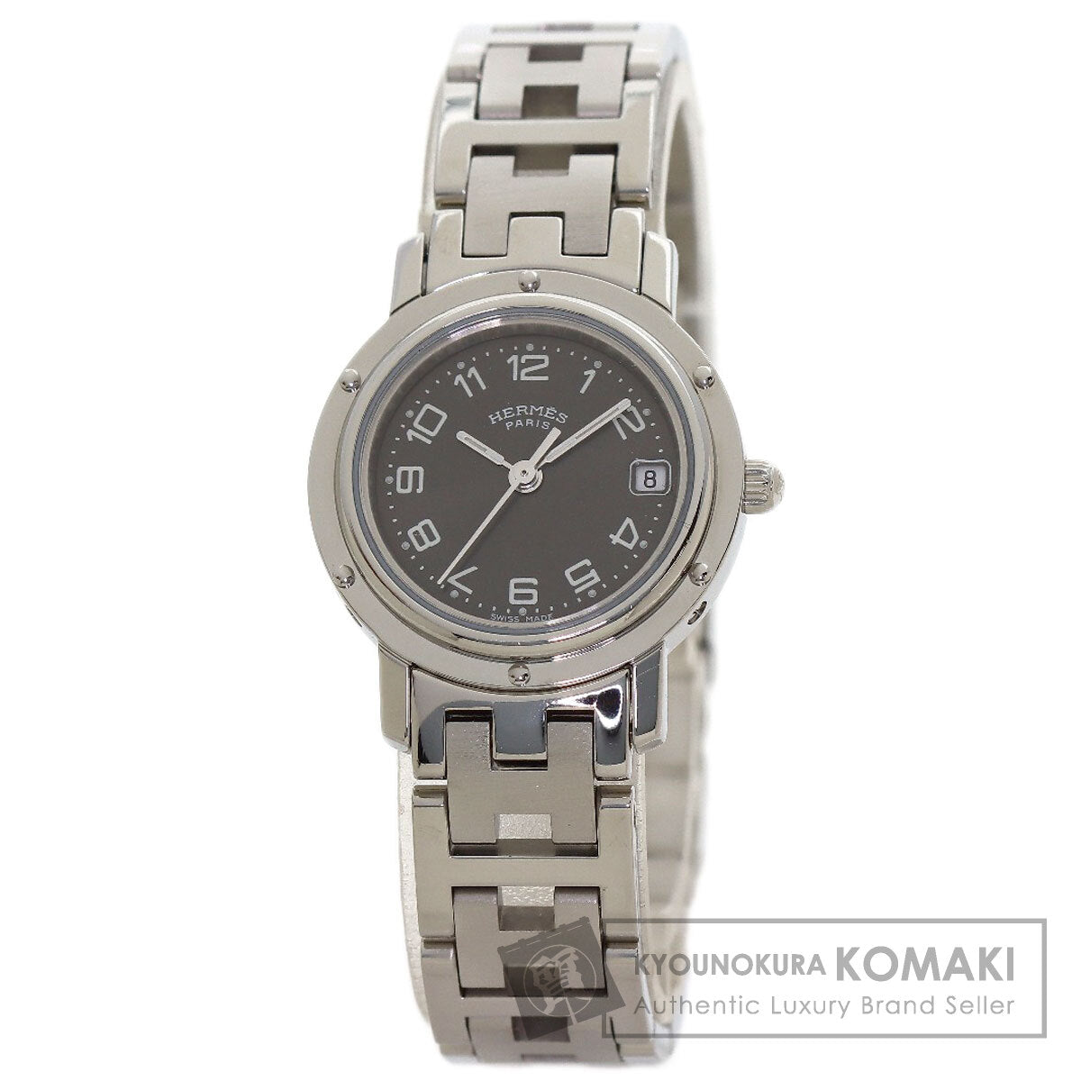 HERMES Clipper Watches CL4.210 Stainless Steel/Stainless Steel Ladies