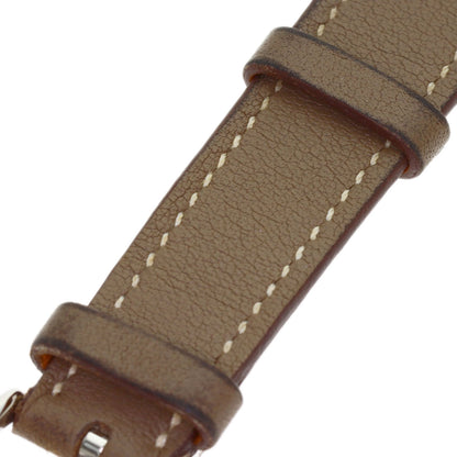 HERMES H watch Watches HH1.210 Stainless Steel/Leather Ladies