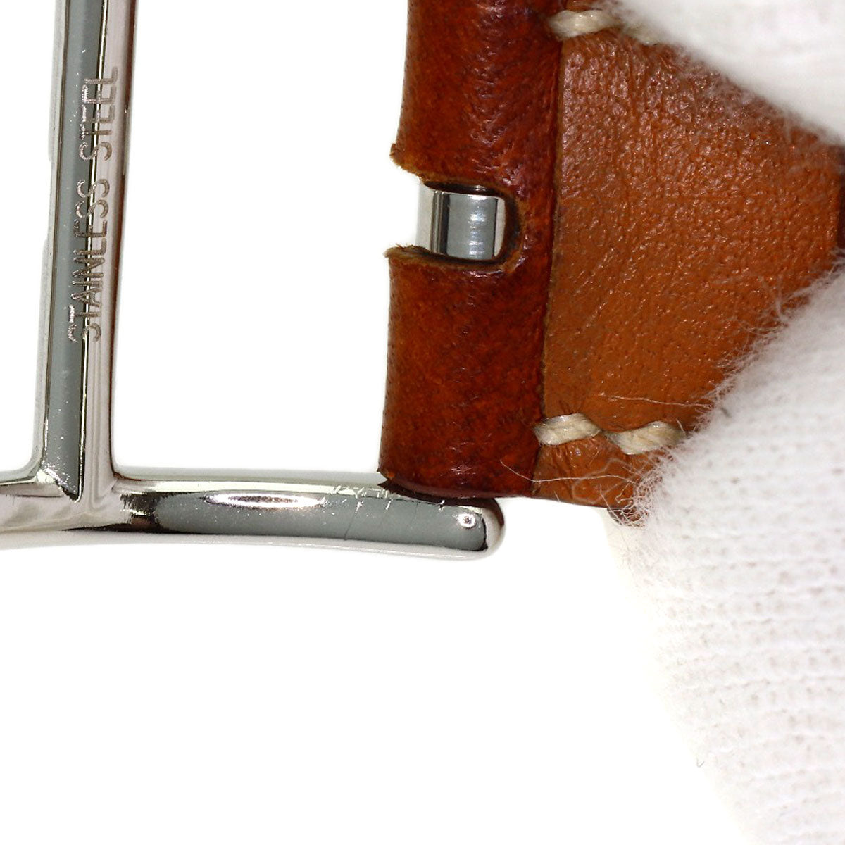 HERMES H watch Deburuturu Watches HH1.210 Stainless Steel/Leather Ladies