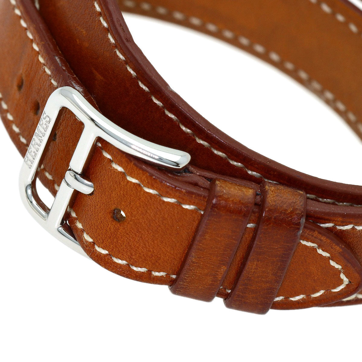 HERMES H watch Deburuturu Watches HH1.210 Stainless Steel/Leather Ladies