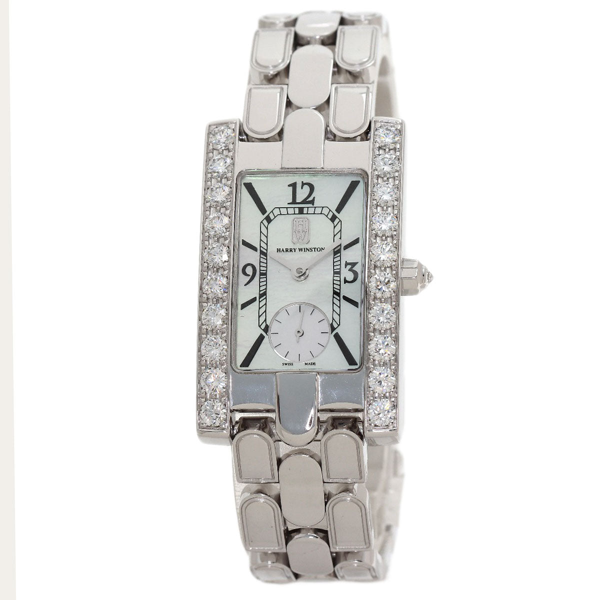 HARRY WINSTON Avenue Diamond Watches 310LQW K18 White Gold/K18 White Gold Ladies